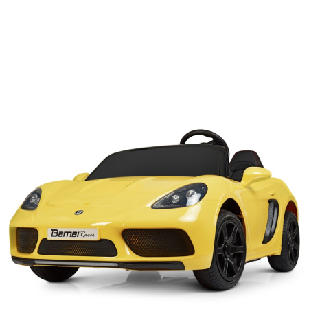 фото Детский электромобиль Porsche M 4055ALS-6 мотор 180W надувные колеса и автокраска (желтый) фото Детский электромобиль Porsche M 4055ALS-6 мотор 180W надувные колеса и автокраска (желтый)