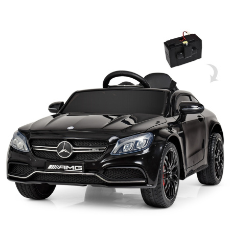 фото Спортивный электромобиль Mercedes AMG M 4010EBLR-2 с кожаным сиденьем (черный) фото Спортивный электромобиль Mercedes AMG M 4010EBLR-2 с кожаным сиденьем (черный)