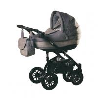 купить Коляска 2 в 1 Adamex Lara Eco 603K Бежевая Рама 10188