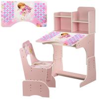 купить Парта для девочек Bambi B 2071-9 с полочками (розовая, девочка)