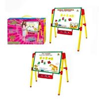 купить Детский мольберт RU 8114 A, 2 в 1 (магнитная досточка и доска для рисования)