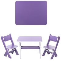 купить Детский столик со стульчиками М 2101-03 (фиолетовый)