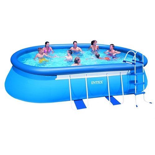 Каркасный бассейн Intex 28192 овал с аксессуарами (549-305-107)