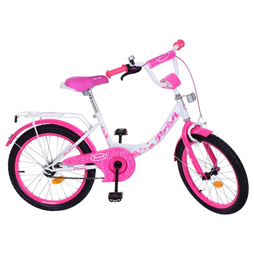 Велосипед для девочек 20 дюймов Prof1 Y2014 Princess (бело-малиновый)