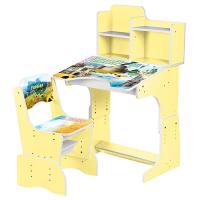 купить Парта Bambi B 2071-30 с полочками (желтая, Украина)