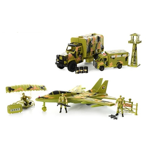Игровой военный набор 1828-73C солдаты, техника (звук, свет)