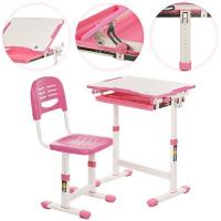 купить Детская регулируемая парта Bambi B 201-2 (розовая)
