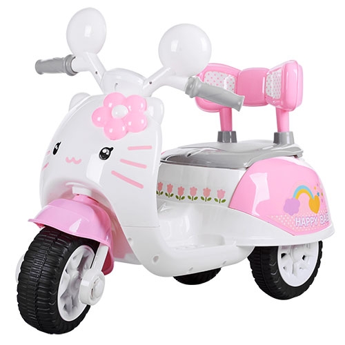 Детский мотоцикл HELLO KITTY 99118A-8 (бело-розовый)
