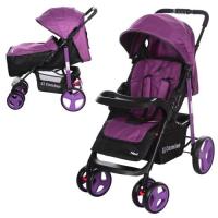 купить Коляска для детей M 3444-9-2 NEXT прогулочная книжка (фиолетовая)