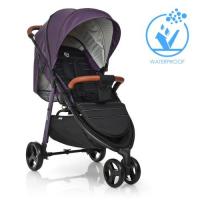 купить Прогулочная коляска для детей El Camino ME 1025 X3 Plum книжка (фиолетовая)