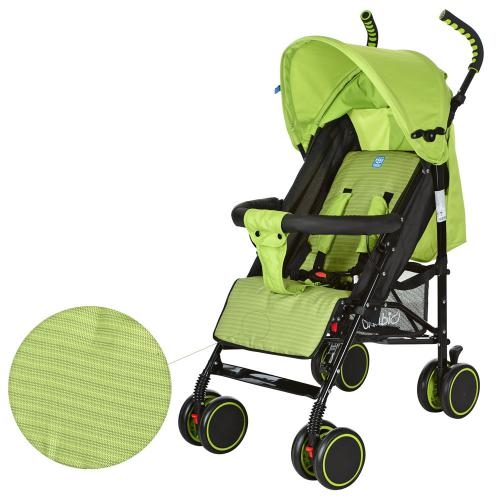 Прогулочная коляска для детей Bambi M 3426-5 трость (салатовая)