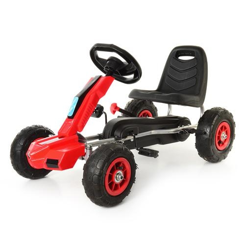 Железный педальный карт Bambi M 1565-3 (красный)