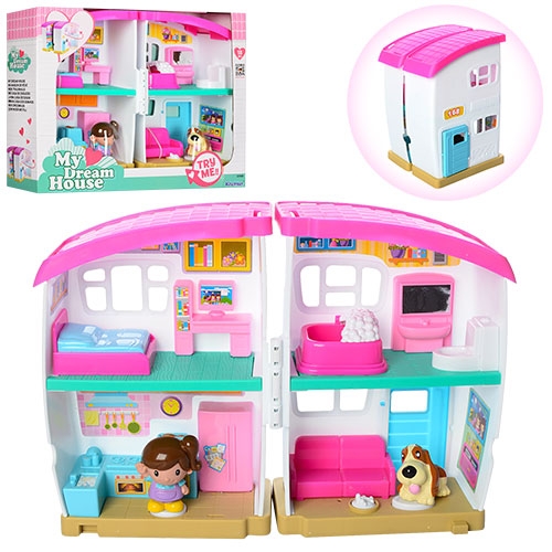 Игровой детский домик Keenway 22066 с мебелью и фигурками