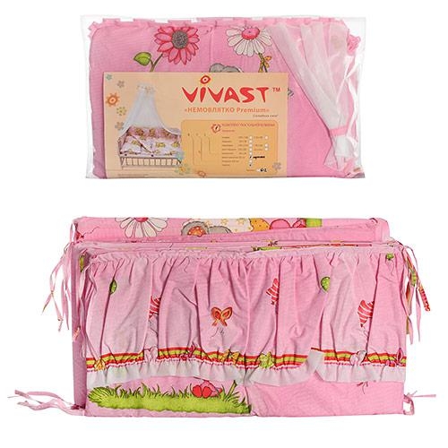Защита для кроватки Vivast М V-612-03-1 (4 предмета)