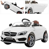 купить Детский электромобиль Mercedes M 3183 EBLR-1 электроруль (белый)