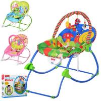 купить Кресло-качалка для детей BAMBI M 3500-1 подвески музыка вибро