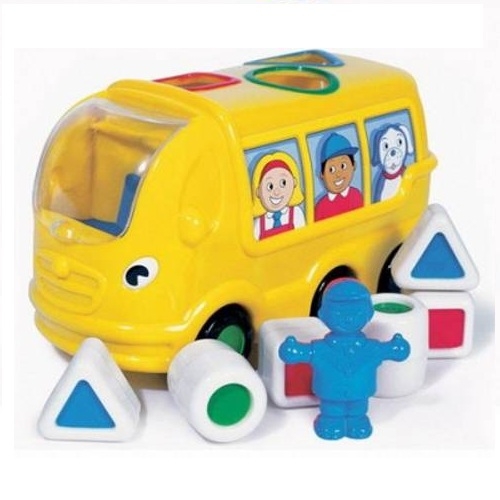 Развивающий сортер для детей WowToys 01010 школьный автобус