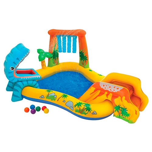 Надувной детский игровой центр Intex Dinosaur Play Center 57444