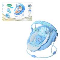 купить Детский шезлонг 60682-1 качалка вибро игрушки 7 мелодий