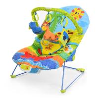 купить Детский шезлонг с музыкой 60669 вибро и подвески