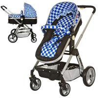 купить Детская коляска 6811-4 универсальная (синяя)