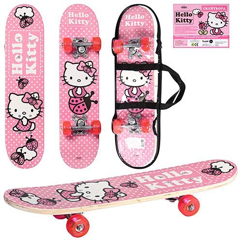 Детский скейт HK 0052 Hello Kitty (60х15см)