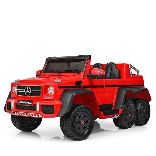 Детский электромобиль джип Mercedes AMG M 3962ABLR-3 на резиновых колесах (красный)