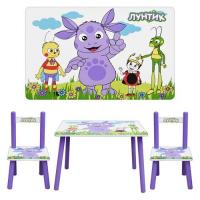 купить Детский столик и два стульчика М 1432 Лунтик