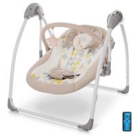 купить Детские качели El Camino ME 1047 AIRY Beige с радиоуправлением (бежевые в кружочек)
