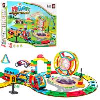 купить Магнитный конструктор для детей 9168A железная дорога (168 деталей)