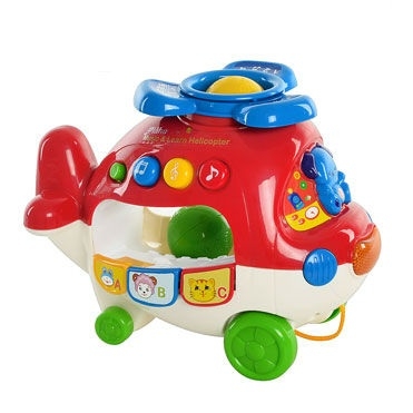 Развивающая игрушка PlaySmart 0931 вертолетик-каталка