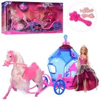купить Карета 83142 с куклой, лошадью и аксессуарами