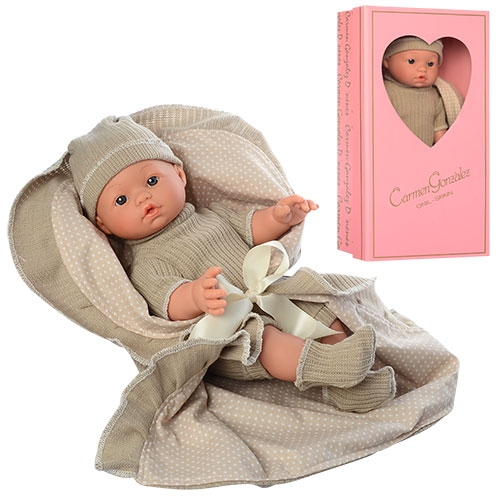 Детский пупс D’NENES 53740 с одеялом (34 см)