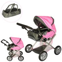 купить Демисезонная коляска для куклы 65826 люлька-переноска металлическая