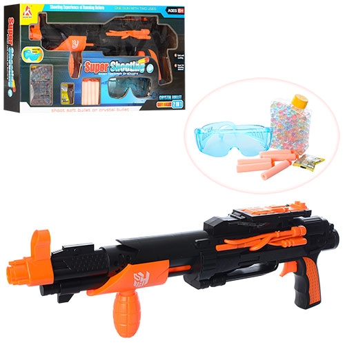 Игрушечный автомат C868C водяные пули и пули-присоски (49 см)
