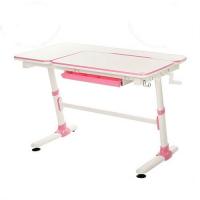 купить Детская регулируемая парта Е 502-2 с наклоном столешницы (розовая)
