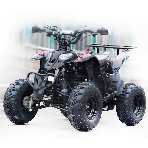 Супер мощный Квадрацикл HB-EATV 1000E-2 с надувными колесами, музыка, USB, SD (черный)