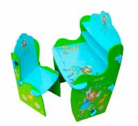 купить Детская парта для девочек "Маленькая фея" W 010 со стульчиком