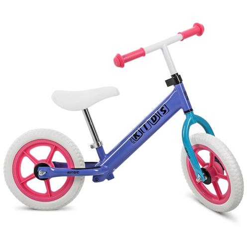 Беговел детский 12 дюймов PROFI KIDS M 3440-6 колеса EVA (сиреневый)