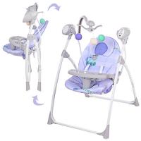 купить Детская электрокачеля BAMBI M 1540-04 от сети (фиолетовая)