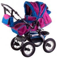 купить Коляска-трансформер Donatan Yorik синий-розовый 619931