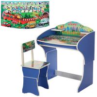 купить Парта растишка Vivast MV-901-18 (голубая город)