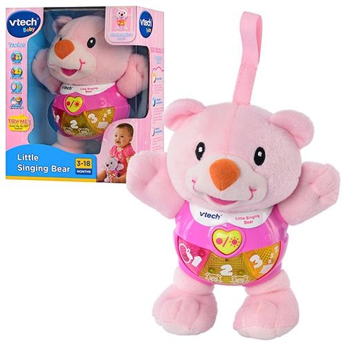 Розовый мишка Vtech 073353 (англ язык)