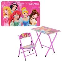 купить Детская парта DT 19-14 столик со стульчиком с Принцессами