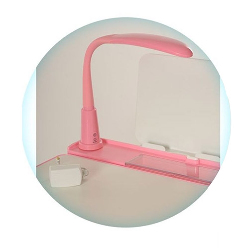 Лампа от сети LED LAMP-8 на парты серии M 31 (розовая)