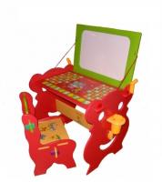 купить Детская парта 2 в 1, парта со стульчиком Bambi W 021 с мольбертом