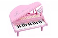 купить Детское пианино синтезатор Baoli "Маленький музикант" с микрофоном 31 клавиша (розовый)