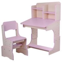 купить Детская парта растишка F 2071-8 регулируемая (эко-розовая)
