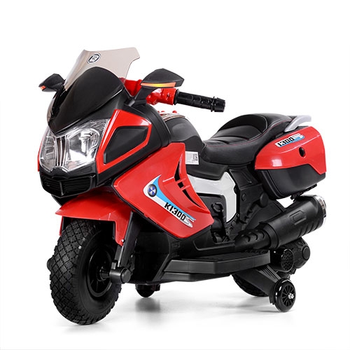Детский мотоцикл Bambi M 3625EL-3 колеса EVA и кожаное сиденье (красный)