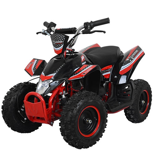 Металлический квадроцикл HB-EATV 800K-3 мотор 800W (красный)